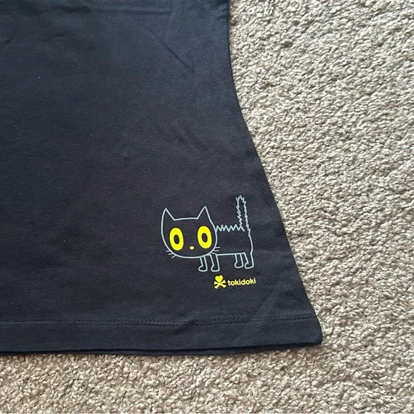 Lot of 4 Spooky Goth Kawaii Ladies T-Shirts by Tokidoki size Large - Picture 12 of 12